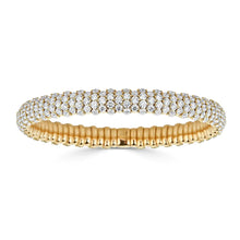 Load image into Gallery viewer, Diamond Domed Stretch Bracelet