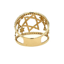 Load image into Gallery viewer, Star of David Diamond Ring