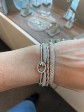 Load image into Gallery viewer, Oval Open Bangle Bracelet