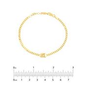 Load image into Gallery viewer, Curb link Bracelet with Diamond Accent