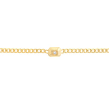 Load image into Gallery viewer, Curb link Bracelet with Diamond Accent