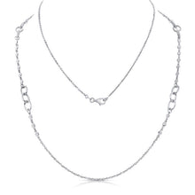 Load image into Gallery viewer, Designer Links Station Necklace