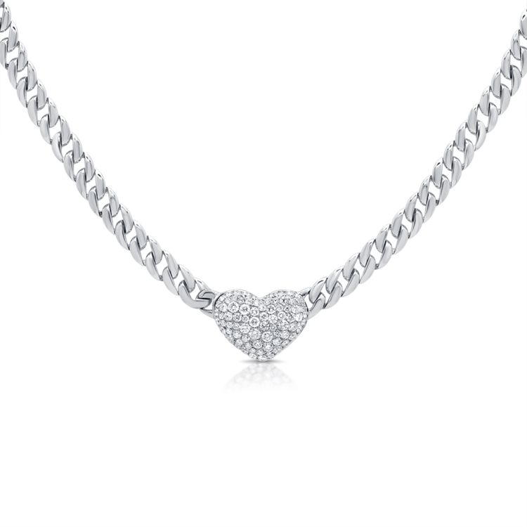 Hearts & Love Chain Necklace