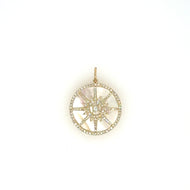Center of Energy Mother of Pearl Charm