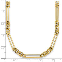 Load image into Gallery viewer, Polished Fancy Link Necklace - 16"