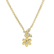 Flower Diamond Necklace