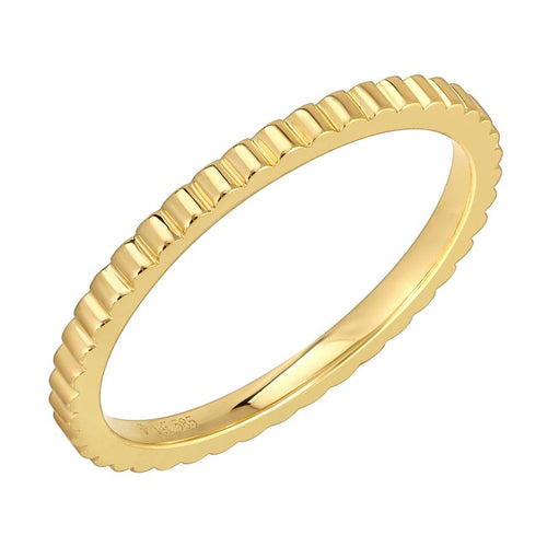 Fluted Stack Ring