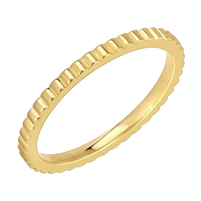 Fluted Stack Ring
