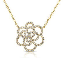 Load image into Gallery viewer, Florals Pendant Necklace .30ct