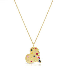 Load image into Gallery viewer, Hearts and Love Pendant Necklace .80ct