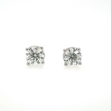 Load image into Gallery viewer, Round Shape Diamond Earrings