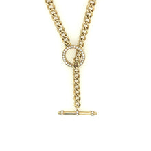 Load image into Gallery viewer, Diamond Toggle Necklace