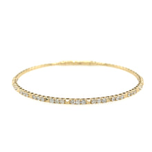 Load image into Gallery viewer, Yellow Pyramid Diamond Flex Bangle