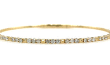 Load image into Gallery viewer, Yellow Pyramid Diamond Flex Bangle
