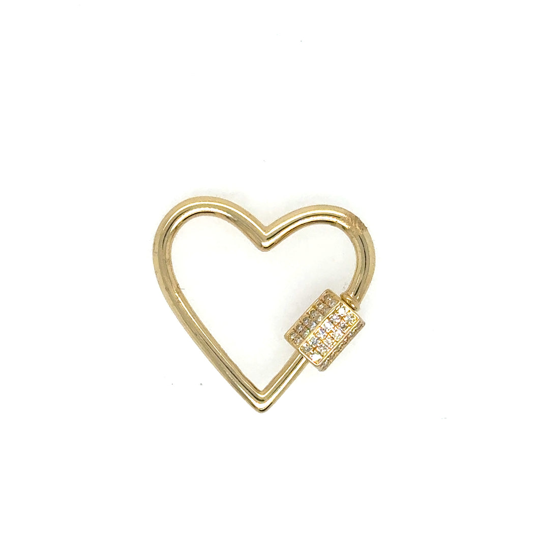 Heart Carabiner Clasp