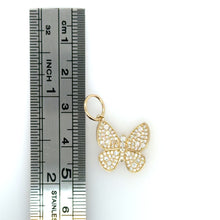 Load image into Gallery viewer, Diamond Butterfly Charm