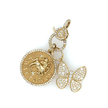 Load image into Gallery viewer, Diamond Butterfly Charm