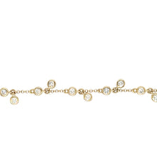 Load image into Gallery viewer, Diamond Bezel Hand Chain