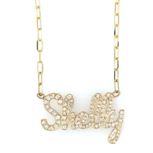 Load image into Gallery viewer, Script Name Necklace