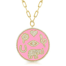 Load image into Gallery viewer, Animals Pendant Necklace .62ct