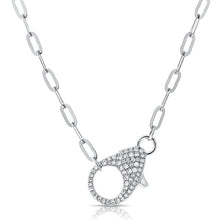 Load image into Gallery viewer, Lobster Clasp Paperclip Necklace