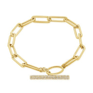 Modern Toggle Link Bracelet