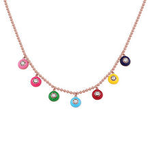 Load image into Gallery viewer, Color &amp; Rainbow Station Necklace