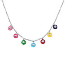 Load image into Gallery viewer, Color &amp; Rainbow Station Necklace