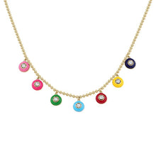 Load image into Gallery viewer, Color &amp; Rainbow Station Necklace