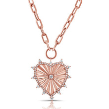 Load image into Gallery viewer, Hearts &amp; Love Pendant Necklace .35ct
