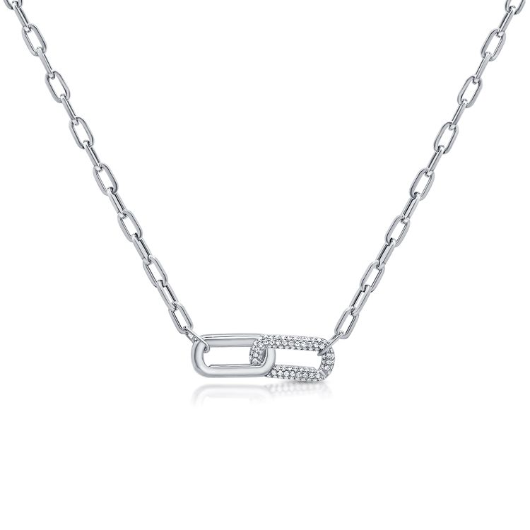 Designer Links Pendant Necklace