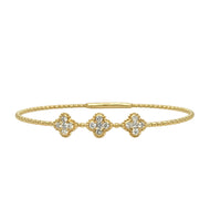 3 Clover Flex Bangle