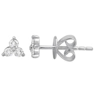 White Cluster Studs