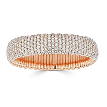 Load image into Gallery viewer, Medium Diamond Domed Stretch Bracelet