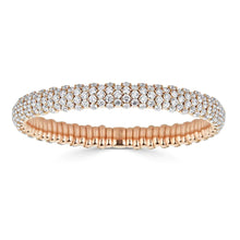 Load image into Gallery viewer, Diamond Domed Stretch Bracelet