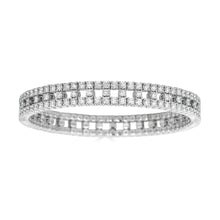 Load image into Gallery viewer, Stretch Bracelet with Round Shape Diamonds
