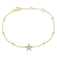 Celestial Zodiac Chain Bracelet