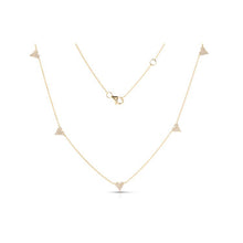 Load image into Gallery viewer, Hearts &amp; Love Station Necklace .21ct