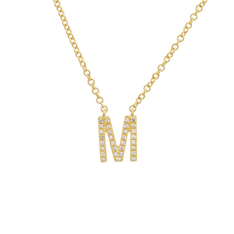Initial Diamond Necklace