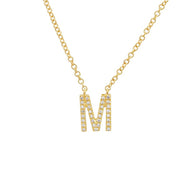 Initial Diamond Necklace