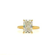 3ct Radiant LG Engagement Ring