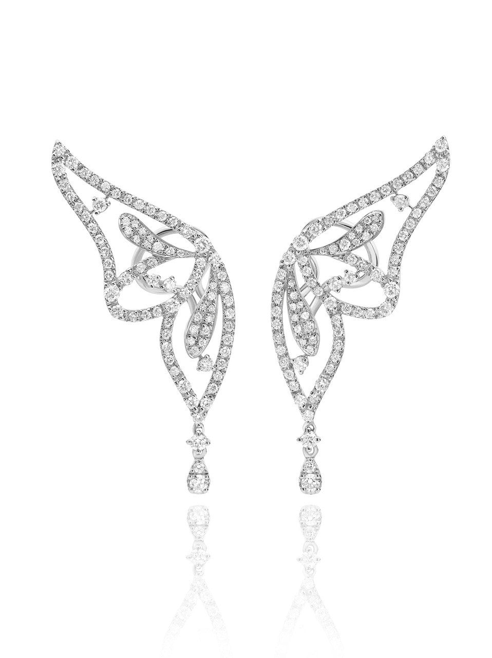 Butterfly Diamond Earrings