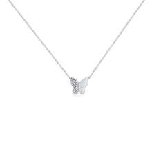 Load image into Gallery viewer, Diamond Butterfly Pendant Necklace