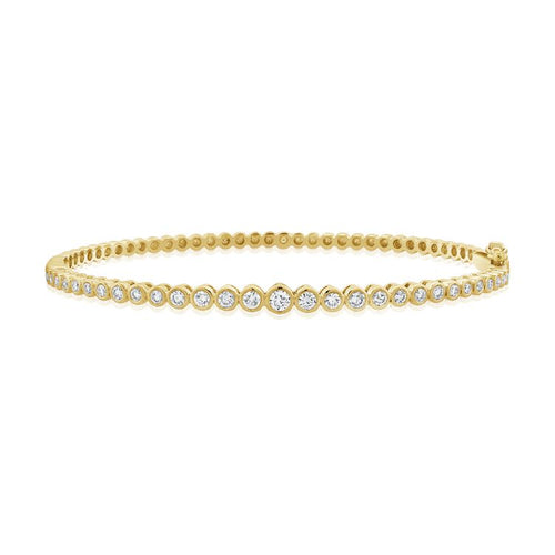 Diamond Bezel Ball Bracelet (.75ct)