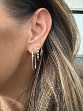 Load image into Gallery viewer, Trio Dangle Huggies