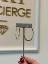 Load image into Gallery viewer, All Gold Hoops