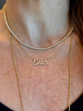 Load image into Gallery viewer, Diamond Name Necklace
