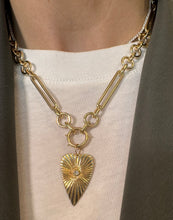 Load image into Gallery viewer, Mixed Link Chain Charm Necklace