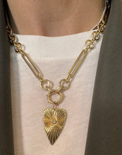 Load image into Gallery viewer, Mixed Link Chain Charm Necklace