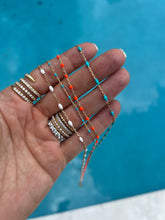 Load image into Gallery viewer, Orange Round Beaded Necklace